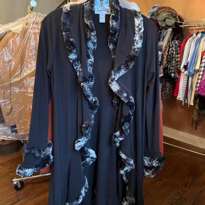 Designer clothing—sizes 2-6, some 8s; designer shoes, incl. Ferraegamo and Prada, sizes 9M-10M, vintage furs, fun tees, fancy golf shirts...