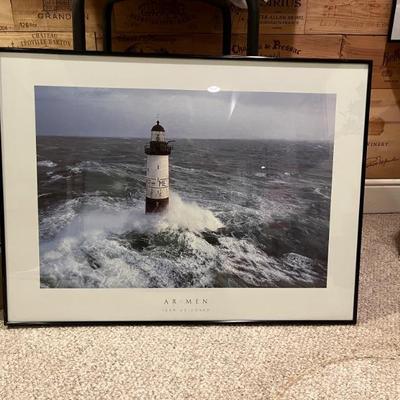 Lots of framed art work--still lives, abstracts, botanicals, museum posters, nature
