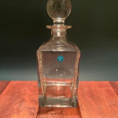 Crystal decanter from Tiffany & Co, never used