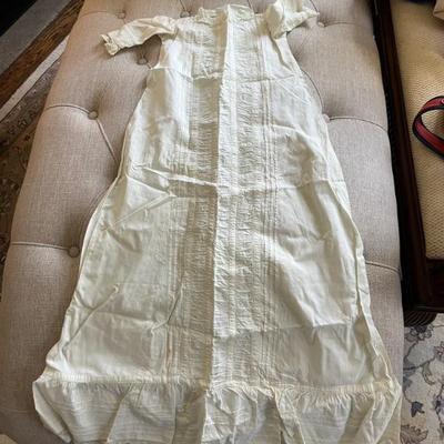 Antique christening gowns, baby dresses and robes