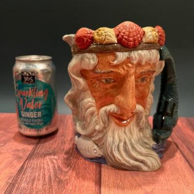 Loads of Toby jugs, character jugs in all sizes from Royal Doulton, Sterling and Artone—Winston Churchill, Falstaff, Neptune, pirates,...