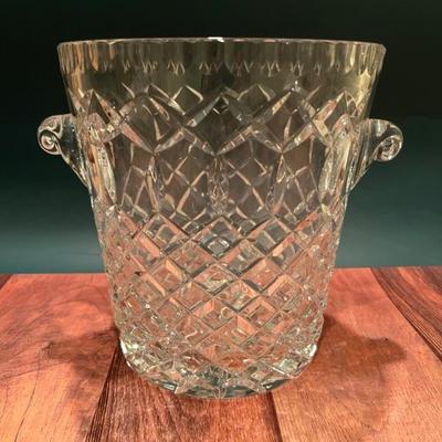 Crystal ice bucket, wine bucket