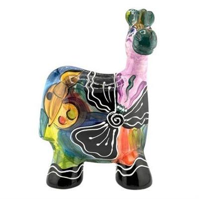 Lot 100 
Signed Talavera Donkey Glazed Ceramic Sculpture, by Turon