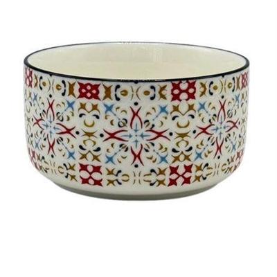 Lot 257   1 Bid(s)
Signature Housewares Bowl In Red Blue And Gold