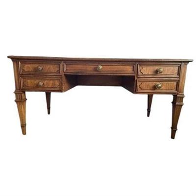 Lot 240   
Sligh Tooled Leather Top Writing Desk