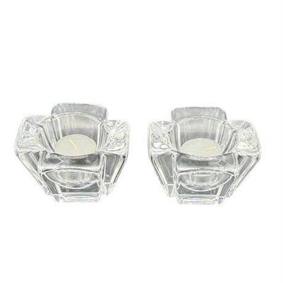 Lot 058   
Orrefors Crystal Candle Votives (2ct)