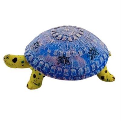 Lot 222  
S.G. Sheinhart Signed Hand-Painted Ceramic Turtle Figurine