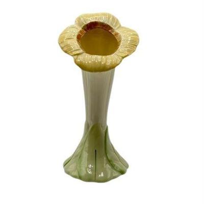 Lot 124   
Belleek Porcelain Sunflower Vase
