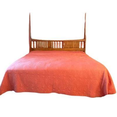 Lot 018-246   
MCM John Widdicomb King Sized Bed Frame