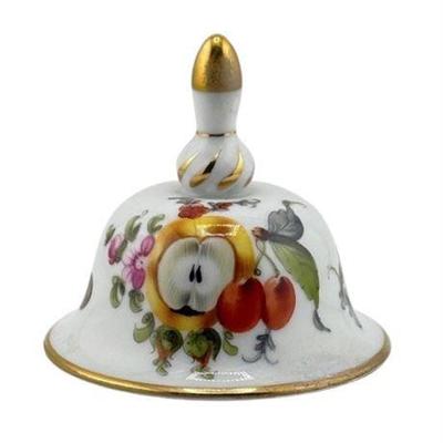 Lot 090  
Herend Floral Porcelain Table Bell