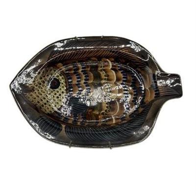 Lot 018-150 
Arabia Atelje GUNVOR OLIN-GRÖNQVIST Fish Dish