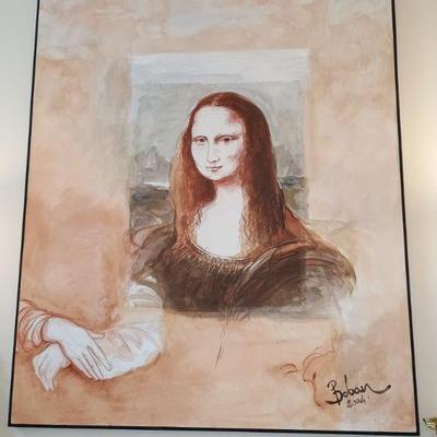 Mona Lisa Print 60" x 48"
