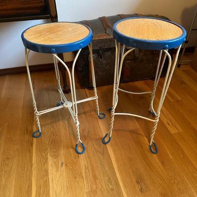 Antique ice cream stools