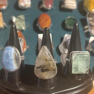 Precious Gemstone 925 rings NWT $49.99 MSRP