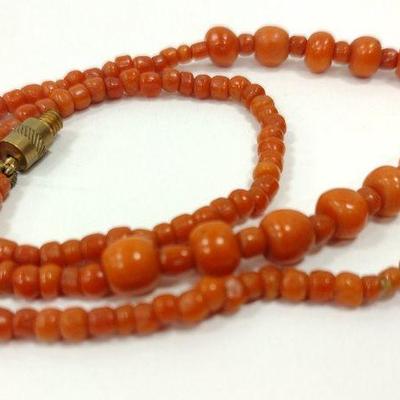 coral necklace