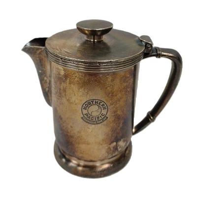 NORTHERN PACIFIC RAILWAY YELLOWSTONE PARK LINE SILVER PLATE CREAMER