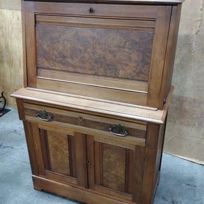 FALL FRONT WALNUT DESK