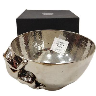 HAIDI FROG BOWL BY COREY PITTBULL - SILVERPLATE