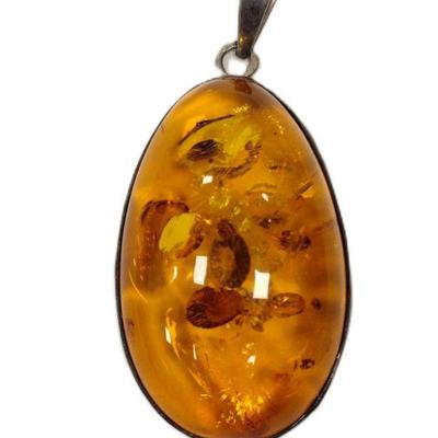 amber pendant