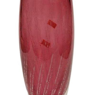 CASED ART GLASS VASE
