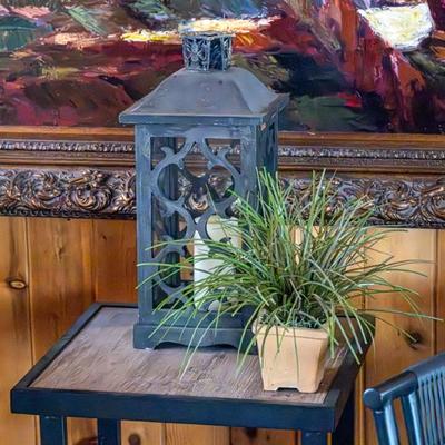 Lantern $35  Plant $7