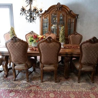$5500 for table !0 chairs and Hutch 