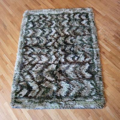 99 wool rya chevron pattern area rug norway 3x45