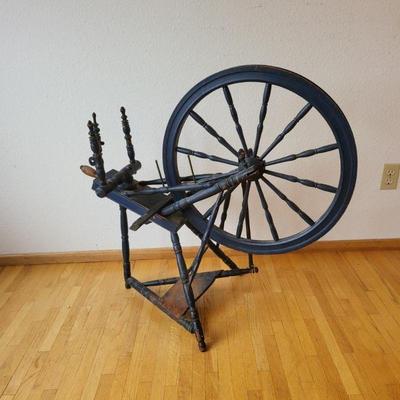 100 charming 1860s swedish wood spinning wheel