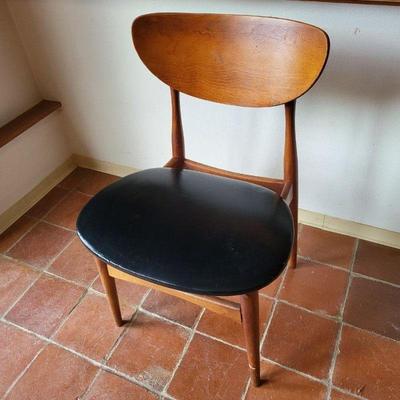 52 midcentury danish teak chair