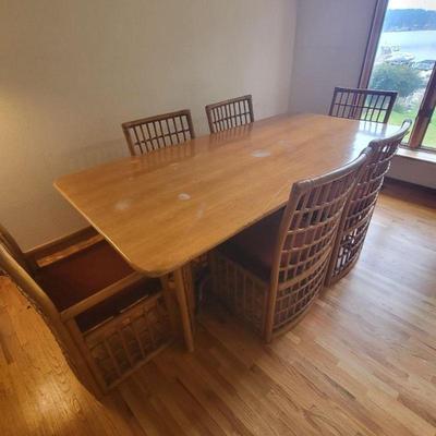 65 vintage philippines bamboo dining table eightchairs