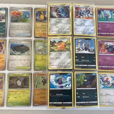 MCM026 - Over 288 Collectible Pokemon Cards + 9 Pokemon TCG Live Code Cards in Binder #6 of 8