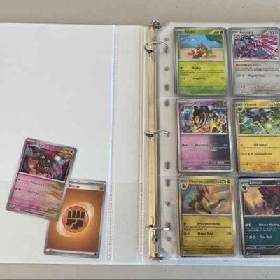 MCM024 - Over 288 Collectible Pokemon Cards + 9 Pokemon TCG Live Code Cards in Binder #4 of 8