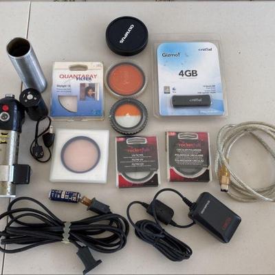 MCM014 Old School SLR Photographers Lens & Accessories Lot