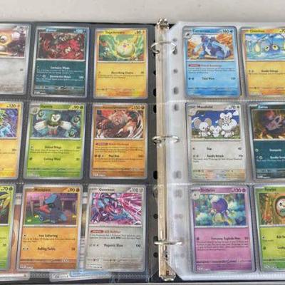 MCM028- Over 288 Collectible Pokemon Cards + 9 Pokemon TCG Live Code Cards in Binder #8 of 8