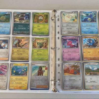 MCM023 - Over 288 Collectible Pokemon Cards + 9 Pokemon TCG Live Code Cards in Binder #3 of 8