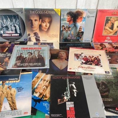 MCM040 - Huge Selection of Vintage Laser Disc Laserdiscs 12" Movies - All Genres - Movies of he 90s!