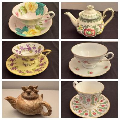 Sale Photo Thumbnail #9: Teacups, Teapots