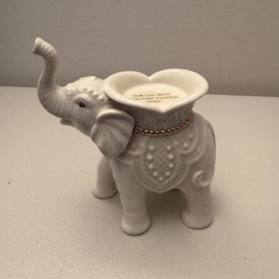 Lenox elephant tealight