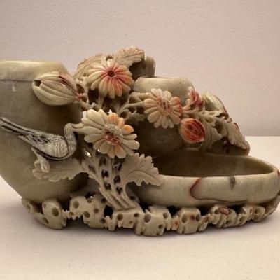 Carved soapstone