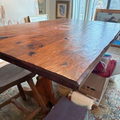 antique dining table
