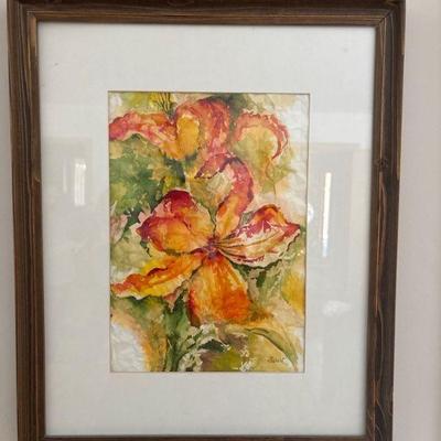 Susan S. Ewart "Orange Lillies" #9