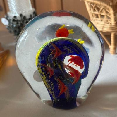 glass paper weight