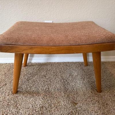 MCM Upholstered Stool