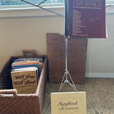 Rattan Bin of LDS Music & Stands