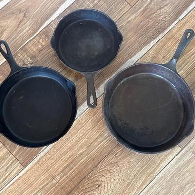 Cast Iron Pan Trio