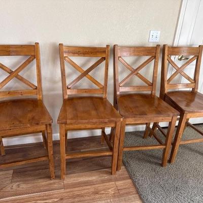 Counterheight Wood Chairs