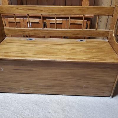 Wooden bench-43x17x29