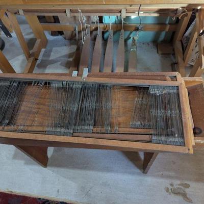 Antique floor loom!