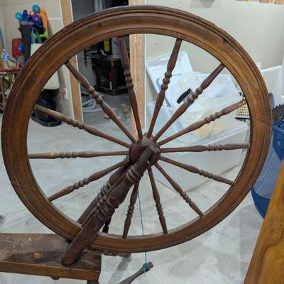 Antique spinning loom!