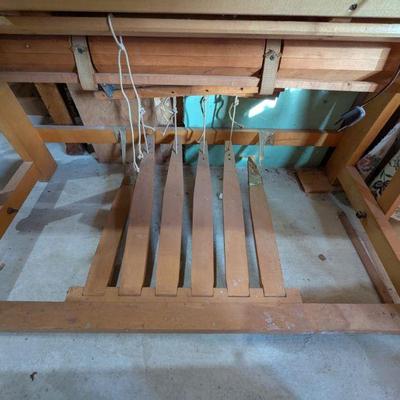 Antique floor loom!